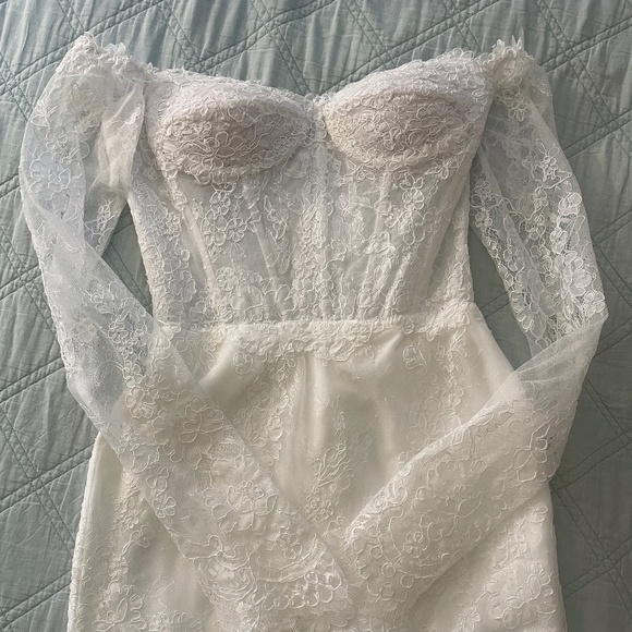 Untamed Petals Madeline Mini Dress - Picture 1 of 10